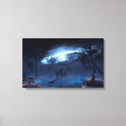 立っている石 キャンバスプリント (正面)