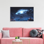 立っている石 キャンバスプリント (インサイチュ (リビング))