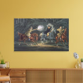 立って配達し、E.ダンカンによって水揚げされる キャンバスプリント (インサイチュ (リビング))