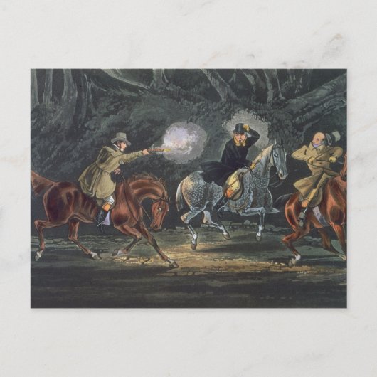 立って配達し、E.ダンカンによって水揚げされる ポストカード (正面)