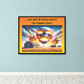 立って… キャンバスプリント (インサイチュ (ウッドフロア))