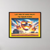 立って… キャンバスプリント (正面)