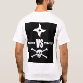 立つところ、piratesvsninjas tシャツ (裏面)