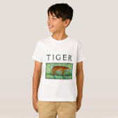 立つトラ Tシャツ (正面フル)