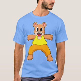 立つヨガベア Tシャツ
