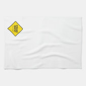 立てて下さい(パパの料理) キッチンタオル (横)