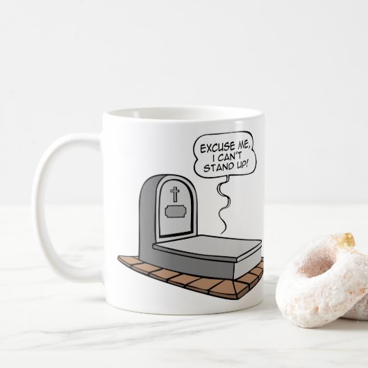立てません コーヒーマグカップ (ドーナツ)