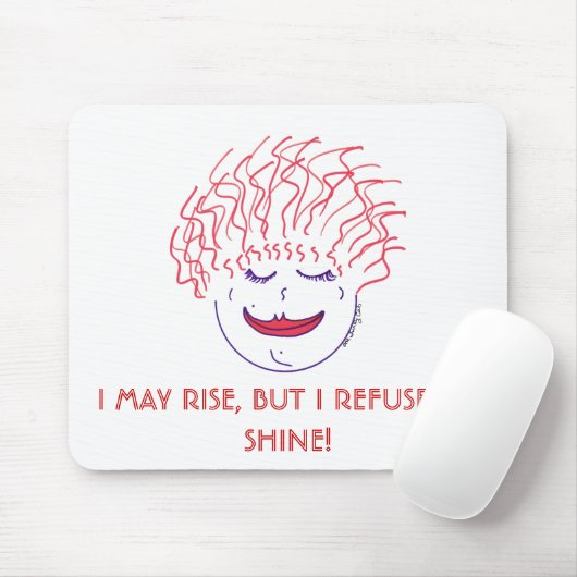 立上がると私は照ることを断ります! マウスパッド (マウス)