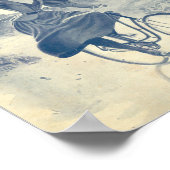 立上り時の秋ビクトリアン引用文 ポスター (角)