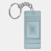 立体幾何学模様 キーホルダー (正面左)