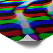 立体文字ワープポスター ポスター (角)