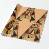 立体文字A ラッピングペーパー (アンロールド)