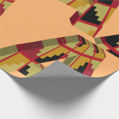 立体文字A ラッピングペーパー