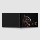 立体的な猫のプロフィール ゲストブック (全面)