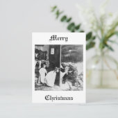 立体視 – サンタ? 1899年頃 シーズンポストカード (スタンド正面)