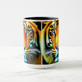 立体野生生物:生き生きとした3D動物デザイン マグカップ (中央)