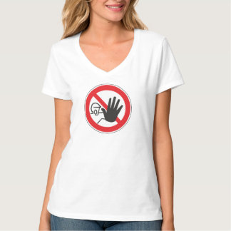 立入禁止標識 Tシャツ