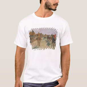 立場の前のエドガー・ドガ の競走馬 Tシャツ