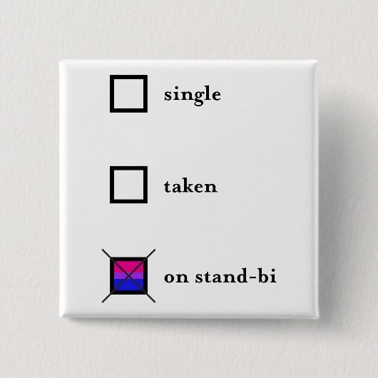 立場Bi Pin 缶バッジ (正面)