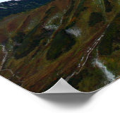 立山連峰の山並み ポスター (角)