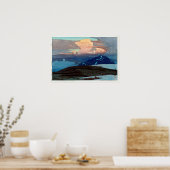 立山 五色ヶ原, Tateyama Goshikigahara, Yoshida, Woodcut ポスター (キッチン)