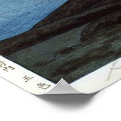 立山 五色ヶ原, Tateyama Goshikigahara, Yoshida, Woodcut ポスター (角)