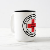 立川町の航空基地の日本病院 ツートーンマグカップ (正面左)