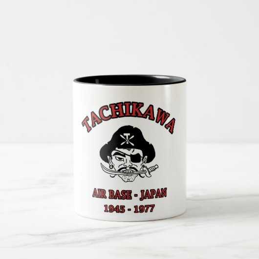 立川町の航空基地日本 ツートーンマグカップ (中央)