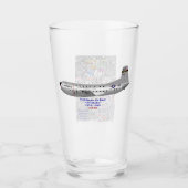 立川町の航空基地日本C-124 タンブラーグラス (正面)