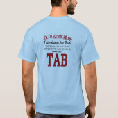 立川町の航空基地東京日本 Tシャツ (裏面)