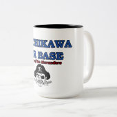 立川町の航空基地 ツートーンマグカップ (正面右)