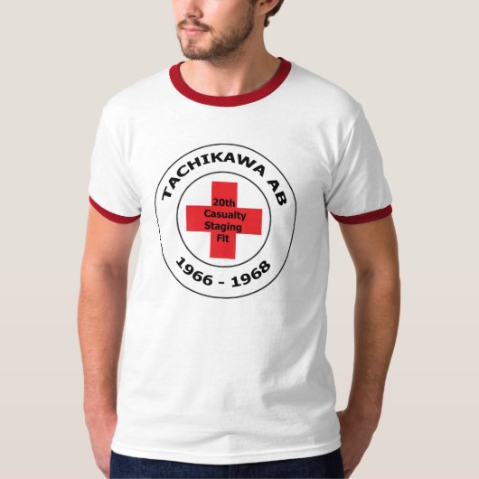 立川町AB日本の第20死傷者の足場のFLT Tシャツ (正面)