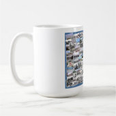 立川空軍基地フォトジャパンコラージュ1945-1977 コーヒーマグカップ (左)