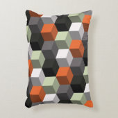 立方体とボリュームを使用したシームレスなジオメトリパターン アクセントクッション (正面(垂直))