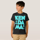 立方体にされたKendama 2、blue2 Tシャツ (正面フル)