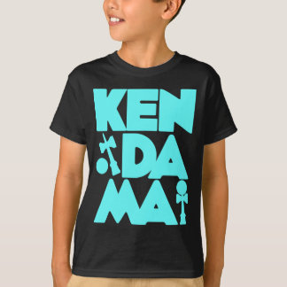 立方体にされたKendama 2、blue2 Tシャツ