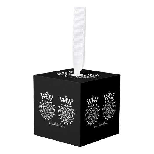 立方体の形状 キューブオーナメント (正面アングル)