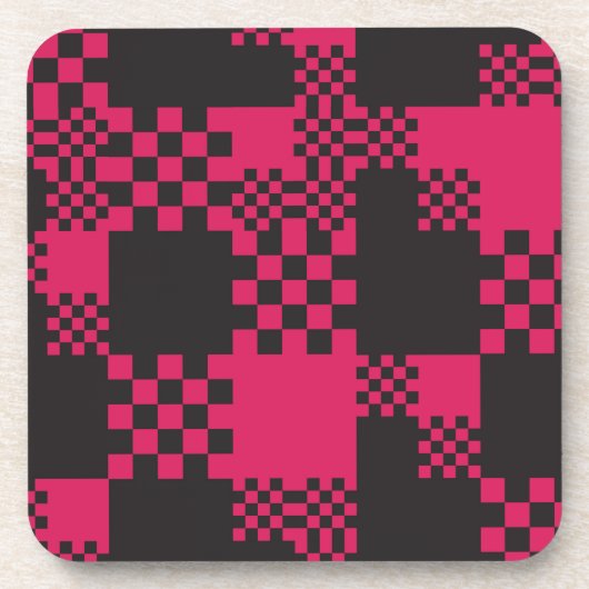 立方体の正方形ブロック形状クリエイティブ コースター (正面)