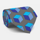 立方体の首のタイ ネクタイ (ロール)