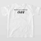 立方体ティー2 Tシャツ (レイダウン裏面)