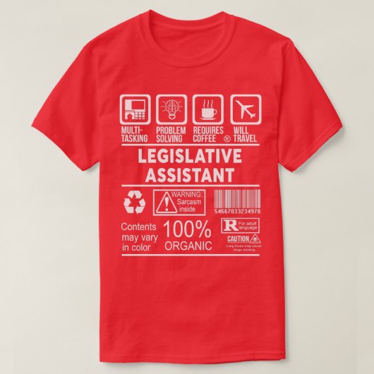 立法補佐官ニースデザイン Tシャツ (デザイン正面)