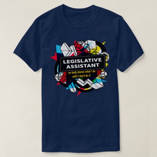 立法補佐官 Tシャツ (デザイン正面)
