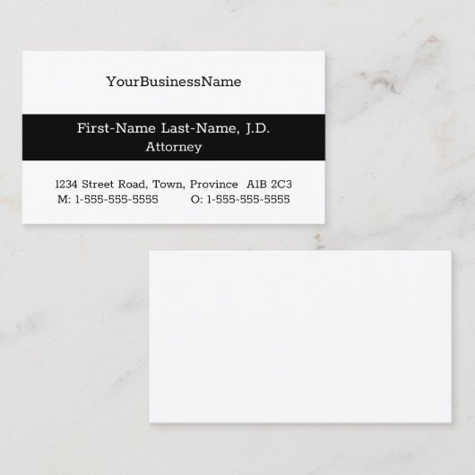 立派で平易で実用企業の的な名刺 名刺 (正面/裏面)