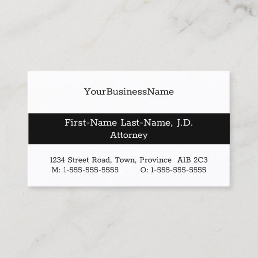 立派で平易で実用企業の的な名刺 名刺 (正面)