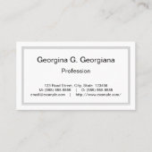 立派なシンプルプロフェッショナル名刺 名刺 (正面)