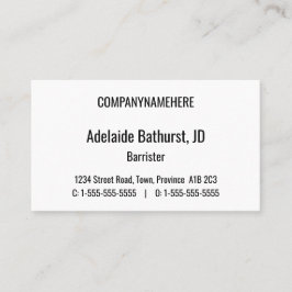 立派なプロフェッショナル弁護士名刺 名刺