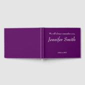 立派なミニマル悔やみや弔慰ゲストブック ゲストブック (全面)