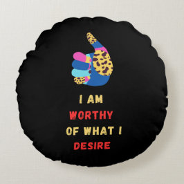 立派な丸い枕 ラウンドクッション