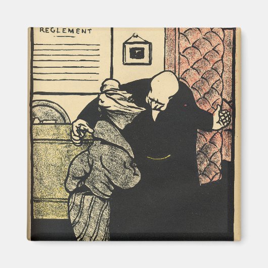 立派な人が若い女を引張り込む マグネット (正面)