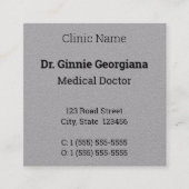 立派な医療プロフェッショナル名刺 スクエア名刺 (正面)